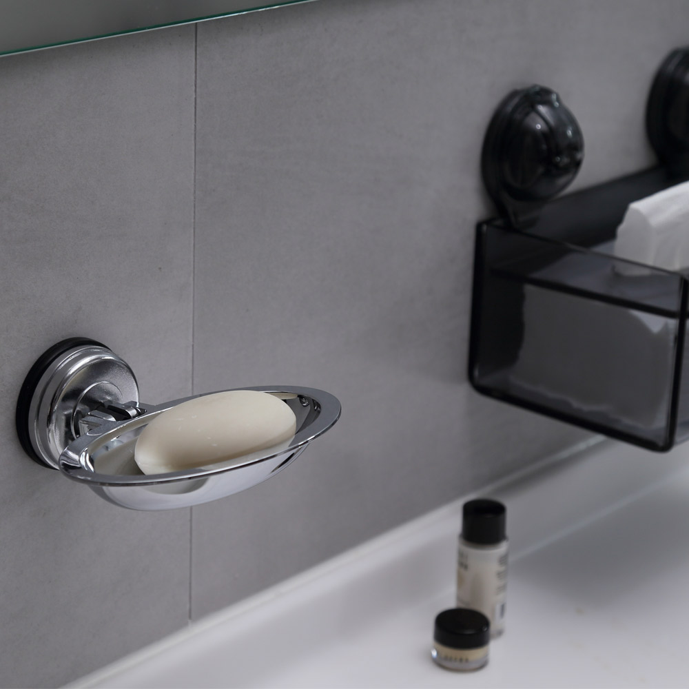 Oval soap holder